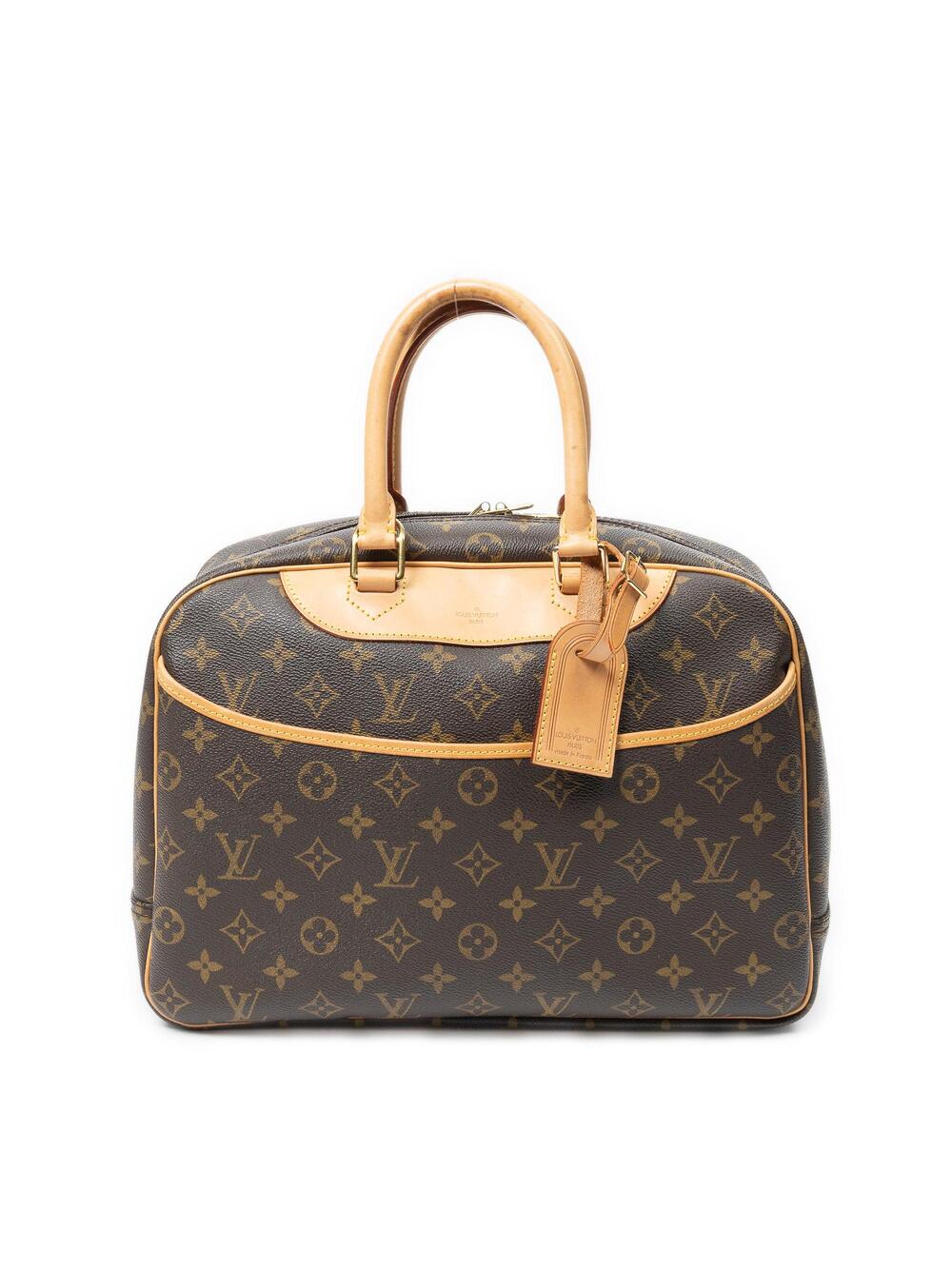 Louis Vuitton Deauville Handbag Canvas #367395L10B